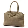 Luka 26-054 taupe női bőr válltáska, oldaltáska 43 x 29 x 15 cm