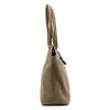 Luka 26-054 taupe női bőr válltáska, oldaltáska 43 x 29 x 15 cm