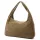 Luka 26-050 taupe női velúr bőr válltáska 44 x 23 x 13 cm