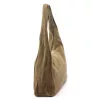 Luka 26-050 taupe női velúr bőr válltáska 44 x 23 x 13 cm