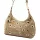 Luka 26-052 taupe női velúr bőr válltáska, oldaltáska 35 x 26 x 13 cm