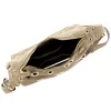 Luka 26-052 taupe női velúr bőr válltáska, oldaltáska 35 x 26 x 13 cm