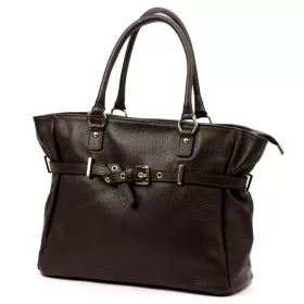   Luka 26-053 DOLLARO barna női bőr válltáska 42 x 26 x 16 cm