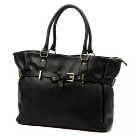   Luka 26-053 DOLLARO fekete női bőr kézitáska 42 x 26 x 16 cm