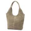 Luka 26-013 taupe női bőr válltáska, oldaltáska 39 x 33 x 12 cm
