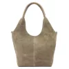 Luka 26-013 taupe női bőr válltáska, oldaltáska 39 x 33 x 12 cm