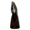 Luka 26-064 barna női velúr bőr kézitáska 26 x 21 x 12 cm