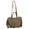Luka 26-065 taupe női bőr kézitáska, válltáska 33 x 26 x 10 cm