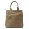 Luka 26-066 taupe női velúr bőr kézitáska, oldaltáska 36 x 32 x 10 cm