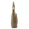 Luka 26-066 taupe női velúr bőr kézitáska, oldaltáska 36 x 32 x 10 cm
