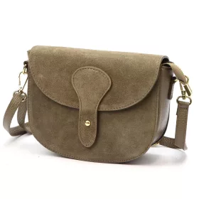 Luka 26-067 taupe női bőr oldaltáska 24 x 16 x 8 cm