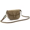 Luka 26-067 taupe női bőr oldaltáska 24 x 16 x 8 cm