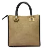 Luka 26-073 drapp női bőr kézitáska 30 x 29 x 13 cm