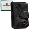 Peterson PTN PS115-MLF RFID fekete női bőr pénztárca 14,5 x 9,5 x 3 cm