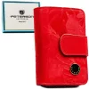 Peterson PTN PS115-MLF RFID piros női bőr pénztárca 14,5 x 9,5 x 3 cm