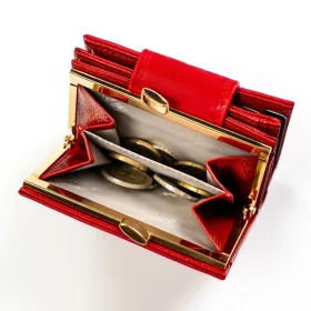   Peterson PTN PS329-MLF piros női bőr pénztárca 11 x 8.5 x 2.8 cm