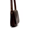 Florence 2005 sötétbarna női bőr oldaltáska,  25 x 20 x 8 cm