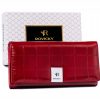 Rovicky RPX-27A-3 nagyméretű piros rostbőr női pénztárca