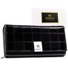 Rovicky RPX-20A-3 nagyméretű fekete női bőr-rostbőr pénztárca