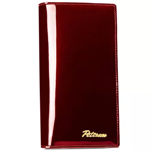 Peterson PTN BC-421431 piros női bőr pénztárca 19 x 10 x 2,5 cm
