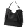 Luka 26-080 DOLLARO fekete női bőr válltáska 39 x 37 x 13 cm