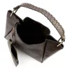 Luka 26-080 DOLLARO csokoládé barna női bőr válltáska 39 x 37 x 13 cm