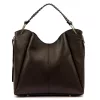 Luka 26-080 DOLLARO csokoládé barna női bőr válltáska 39 x 37 x 13 cm