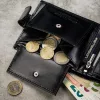 Peterson PTN SET N992L-NGV-125-8349 fekete férfi bőr öv, pénztárca szett 125 cm