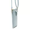 Luka 20-070 kék női bőr telefontartó, party táska 14 x 21 x 3.5 cm
