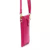 Luka 20-070 magenta női bőr telefontartó, party táska 14 x 21 x 3.5 cm