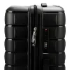 Pierre Cardin fekete abs keményfalú 3 részes bőrönd szett 55/64/74 cm