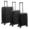 Pierre Cardin fekete abs keményfalú 3 részes bőrönd szett 55/64/74 cm
