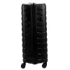 Pierre Cardin fekete abs keményfalú 3 részes bőrönd szett 55/64/74 cm