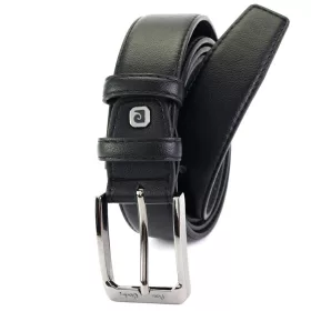 Pierre Cardin 2506 GG31 fekete férfi bőr öv 135 x 3.5 cm