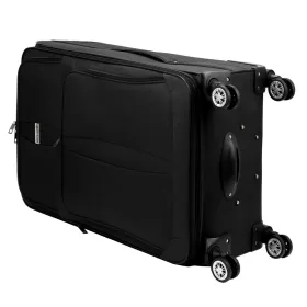 Pierre Cardin fekete puhafalú bőrönd szett 55/67/78 cm