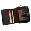  Pierre Cardin TILAK155 2510 fekete női bőr pénztárca 9.5 x 11.5 x 3 cm