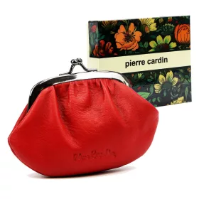   Pierre Cardin 13 MJ02 piros női bőr pénztárca 12.5 x 9.5 x 3.5 cm 