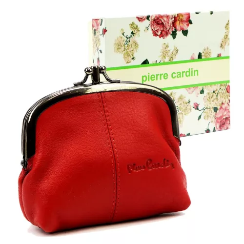 Pierre Cardin 14 MJ01 piros női bőr pénztárca 11 x 11 x 4 cm 