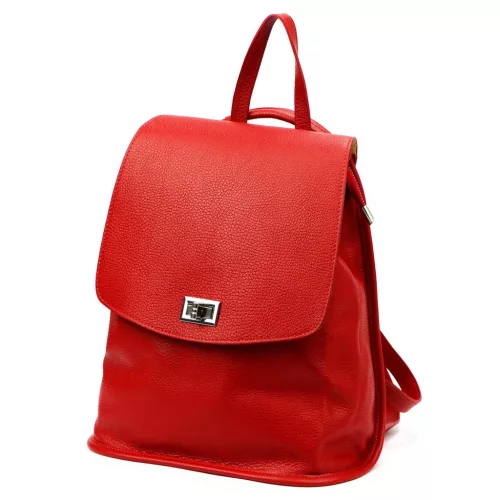 Luka 24-075 DOLLARO sötétpiros női bőr hátizsák 31 x 29 x 12 cm