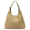 Luka 26-082 taupe női bőr válltáska 50 x 42 x 11 cm