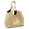 Luka 26-068 DOLLARO bézs női bőr válltáska 45 x 30 x 16 cm