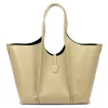 Luka 26-068 DOLLARO bézs női bőr válltáska 45 x 30 x 16 cm
