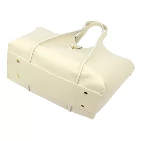   Luka 26-068 DOLLARO krém női bőr válltáska 45 x 30 x 16 cm