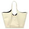 Luka 26-068 DOLLARO krém női bőr válltáska 45 x 30 x 16 cm