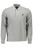 U.S. POLO férfi szürke galléros hosszú ujjú 2XL