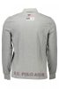 U.S. POLO férfi szürke galléros hosszú ujjú 2XL