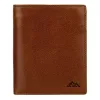 EL FORREST 933-26 RFID konyak férfi bőr pénztárca 10.5 x 13 x 3 cm