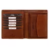 EL FORREST 933-26 RFID konyak férfi bőr pénztárca 10.5 x 13 x 3 cm