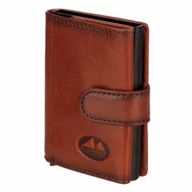   EL FORREST 931-29 RFID konyak férfi bőr pop-up kártyatartó 10 x 13 x 3 cm