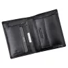 EL FORREST 896-301 RFID fekete férfi bőr pénztárca 9.8 x 13 x 2.8 cm